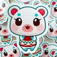 Flurry Animal Crossing Vinyl Sticker