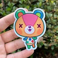 Stitches Animal Crossing Vinyl Sticker