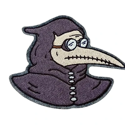 PLAGUE DOCTOR IRON ON PATCH