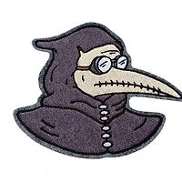 PLAGUE DOCTOR IRON ON PATCH