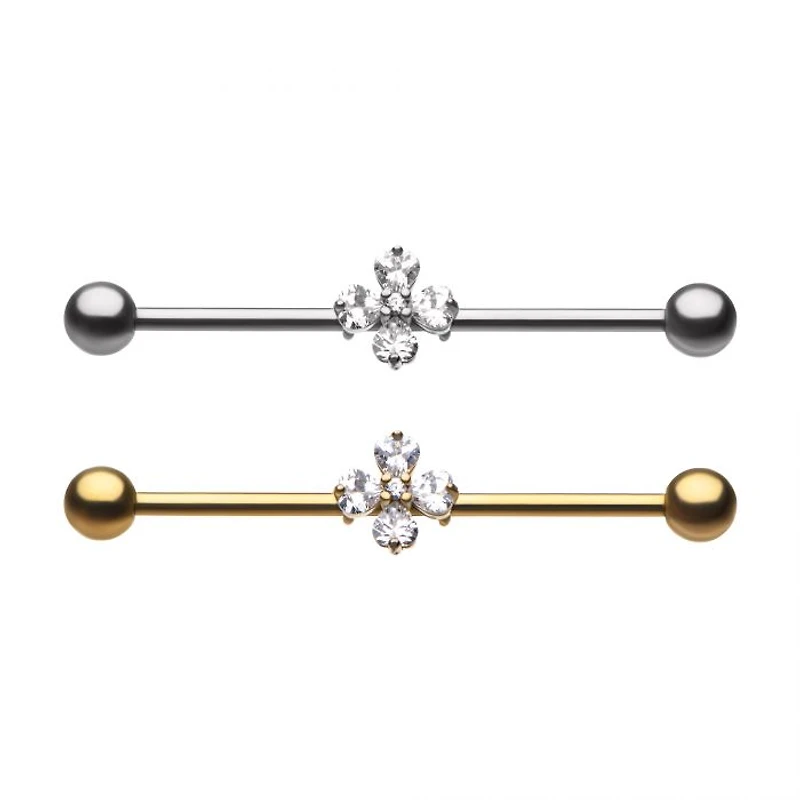 4 HEARTS PRONG JEWELLED INDUSTRIAL