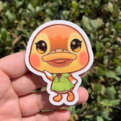 Molly Animal Crossing Vinyl Sticker