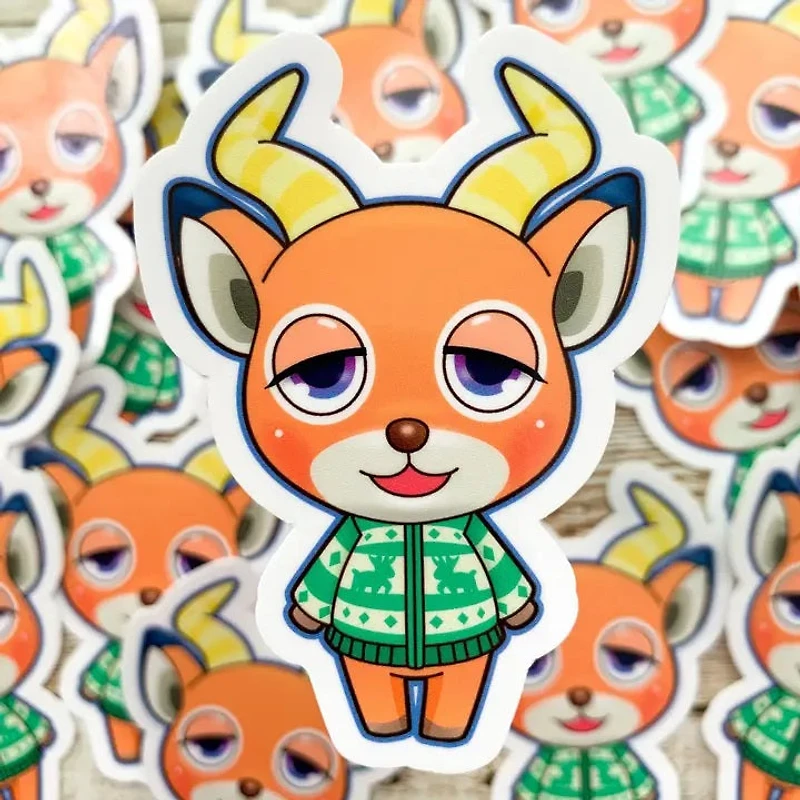Beau Animal Crossing Vinyl Sticker