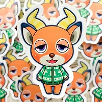 Beau Animal Crossing Vinyl Sticker