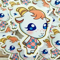Chèvre Animal Crossing Vinyl Sticker