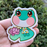 Lily Animal Crossing Vinyl Sticker