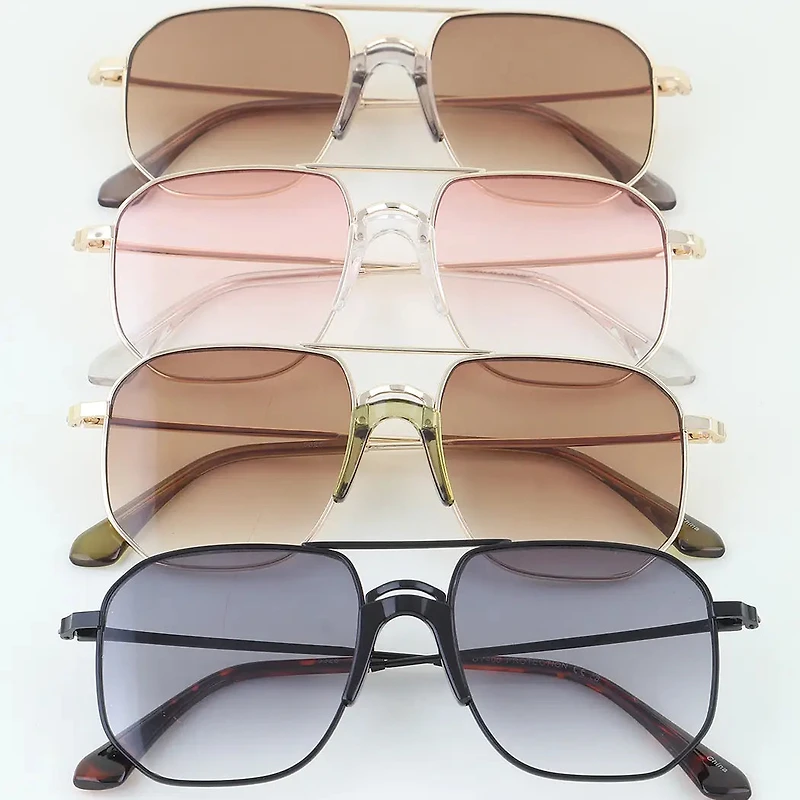 Modern Gradient Aviator Sunglasses