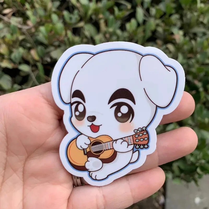 KK Slider Animal Crossing Vinyl Sticker