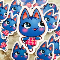 Rosie Animal Crossing Vinyl Sticker
