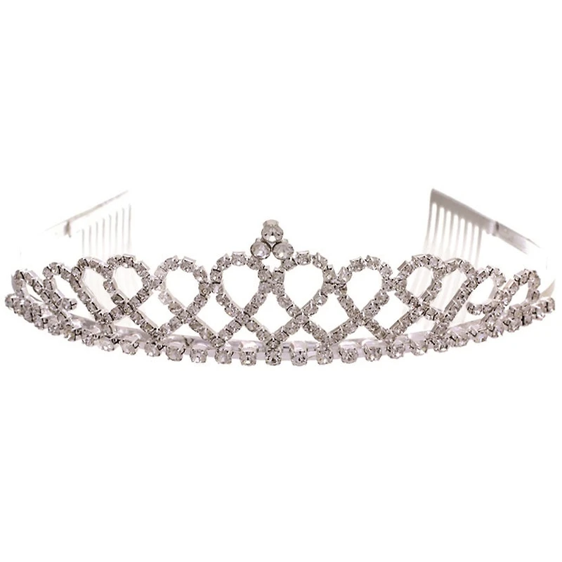 Tiara de diamantes de imitación