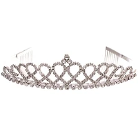 Tiara de diamantes de imitación