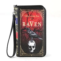Raven Wallet With Wristlet