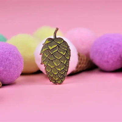 Hop Flower Pin