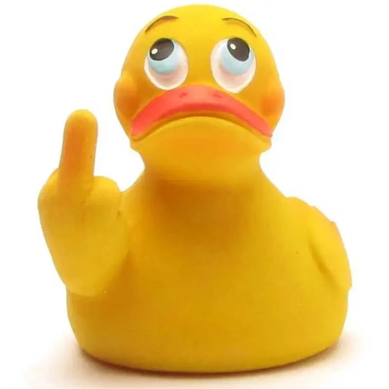 Rubber Duck Stinkefinger