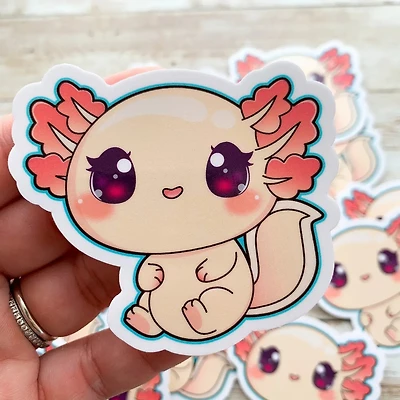 Axolotl Vinyl Sticker