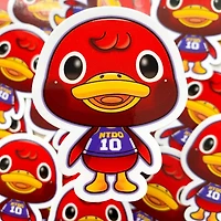 Bill Animal Crossing Vinyl Sticker