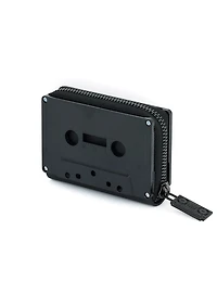 Retro 80s Cassette Tape Black Wallet