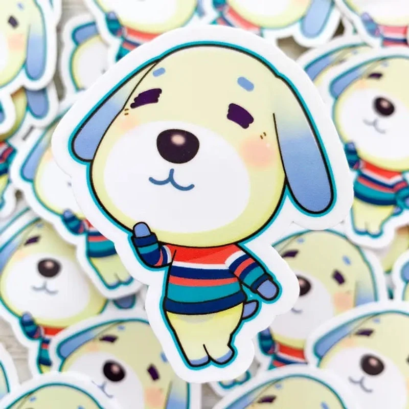 Daisy Animal Crossing Vinyl Sticker