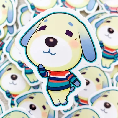 Daisy Animal Crossing Vinyl Sticker