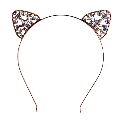 Cat Headband With Stones