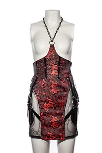 Underbust Dragon Print Dress