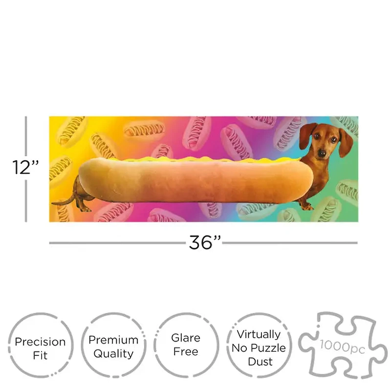 Wonderful Wieners 1000 Piece Slim Jigsaw Puzzle