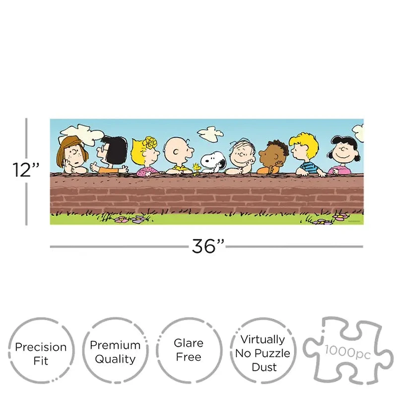 Peanuts 1000 Piece Slim Jigsaw Puzzle