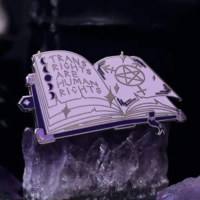 Trans Rights Grimoire Pin