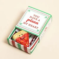Pizza Tiny Matchbox Ceramic Token