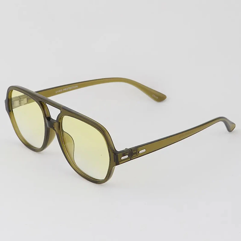 BRIGHT GRADIENT AVIATOR SUNGLASSES