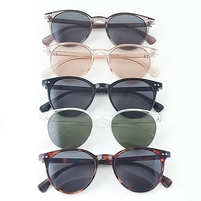 Bolted Minimal Round Sunglasses