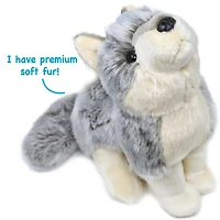Wolcott the Wolf 11 Inch Stuffed Animal Plush