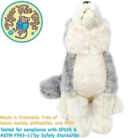 Wolcott the Wolf 11 Inch Stuffed Animal Plush