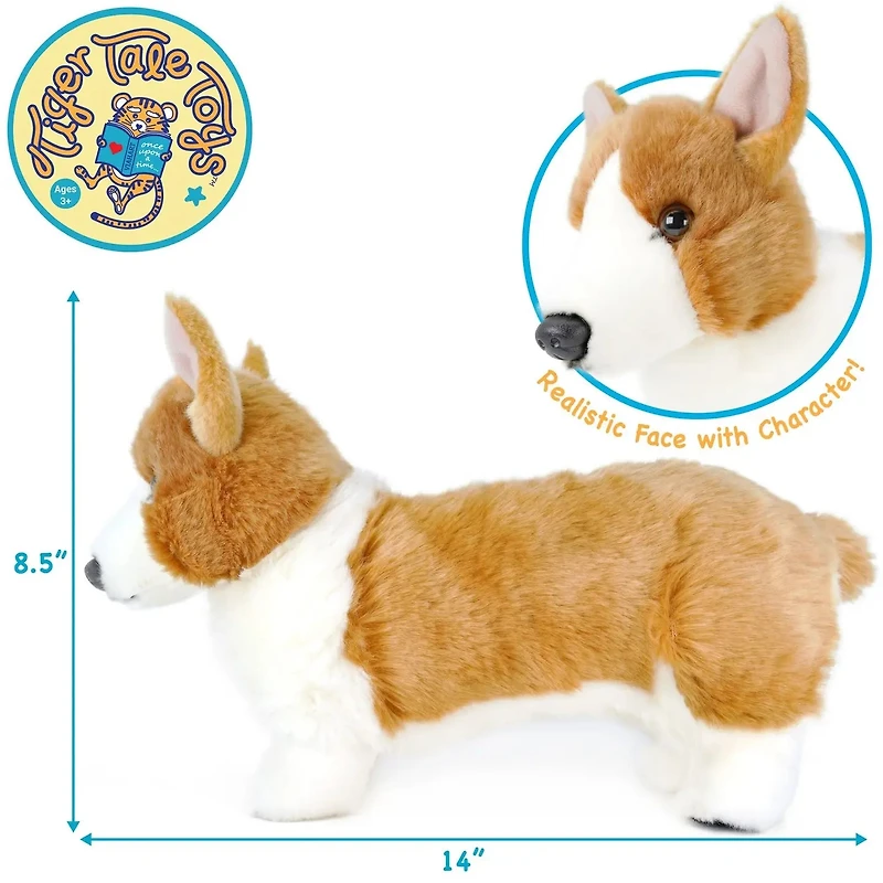 Carlotta the Corgi14 Inch Stuffed Animal Plush