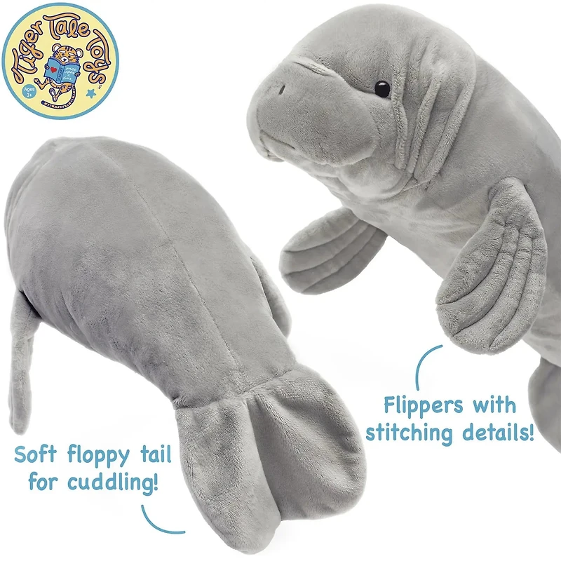 Morgan the Manatee | 21 Inch Stuffed Animal Plush