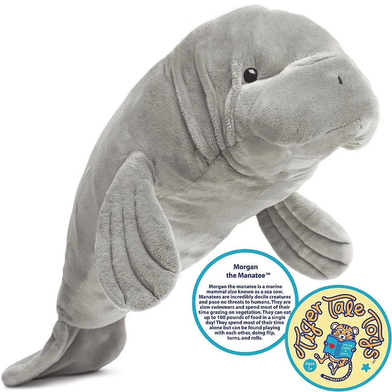 Morgan the Manatee | 21 Inch Stuffed Animal Plush