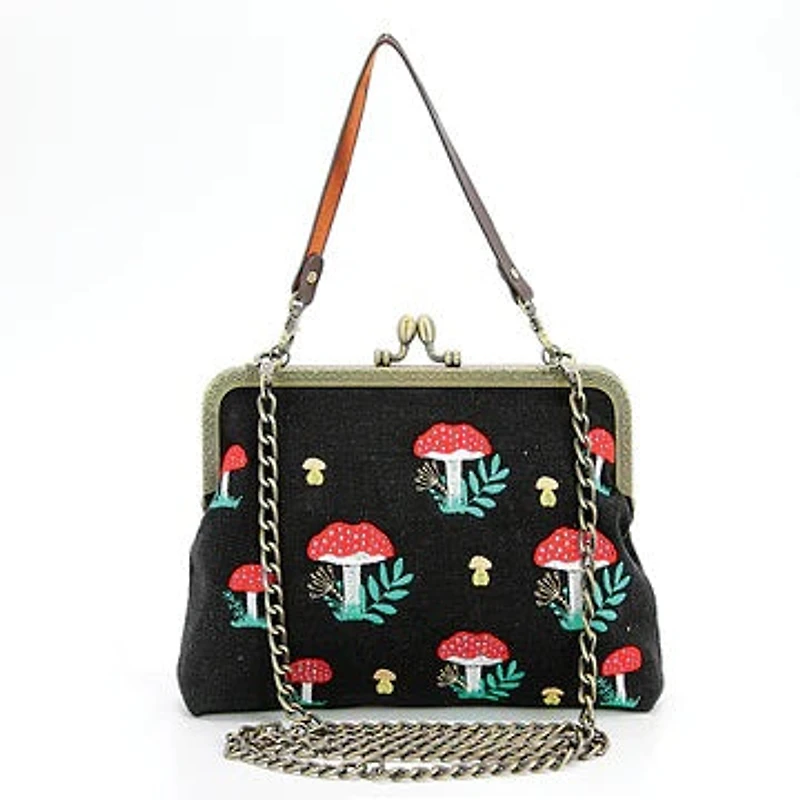 Bolsa Kisslock De Setas