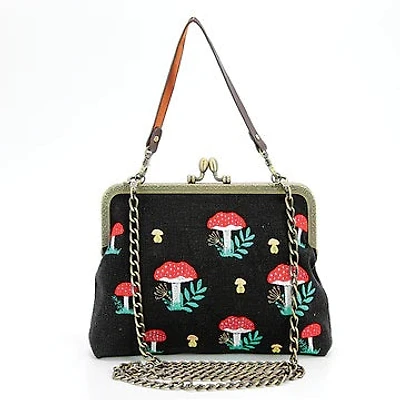 Bolsa Kisslock De Setas