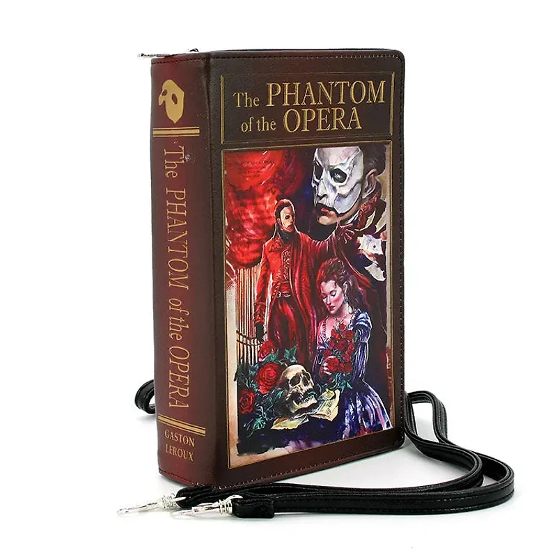 The Phantom Of The Opera Book Clutch Bag In Vinyl