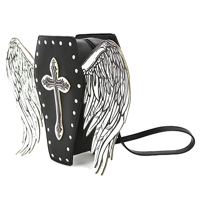 Coffin Bag W Angel Wings