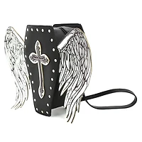 Coffin Bag W Angel Wings