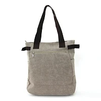 Lovely Cats with Faux Fur and Studs Canvas Tote Bag