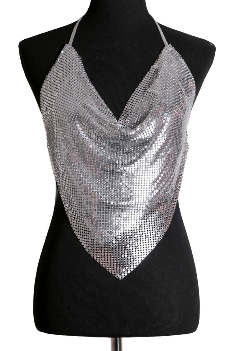 Metal Mesh V-Top