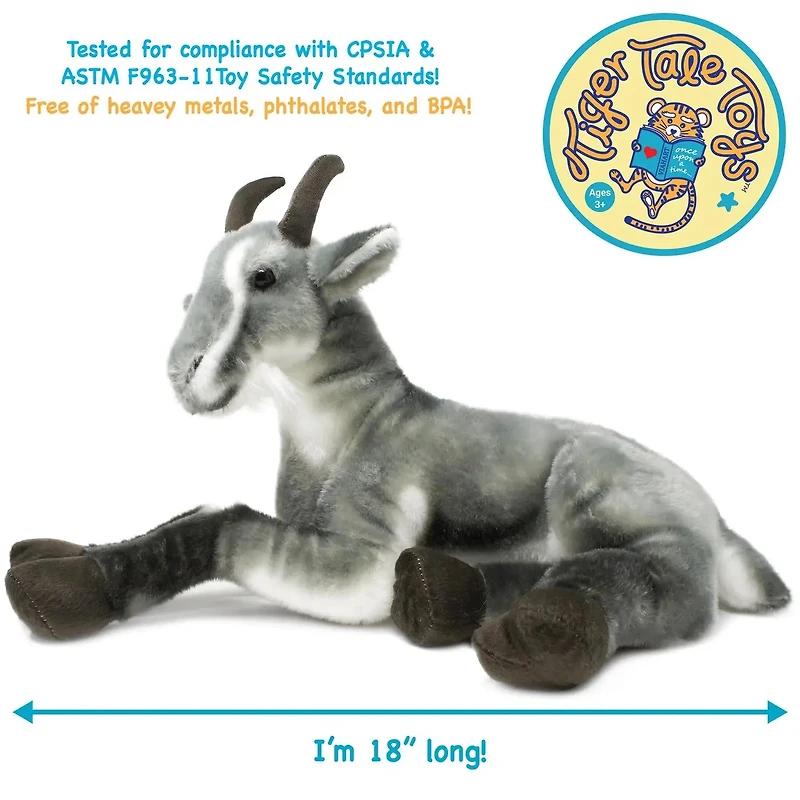 Patrick The Pygmy Goat 18 Inch Stuffed Animal Plush