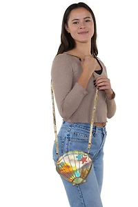 Golden Sea Shell Shoulder Crossbody Bag