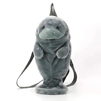Manatee Furry Backpack