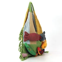 Fish Motifs Hobo Bag
