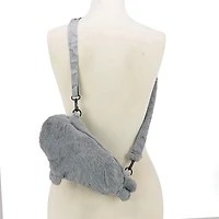 Furry Seal Crossbody Bag