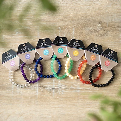 Crown Chakra Gemstone Crystal Bracelet