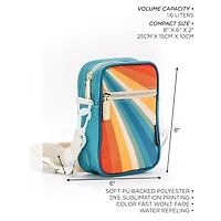 Mini Brick Retro Rainbow Bag